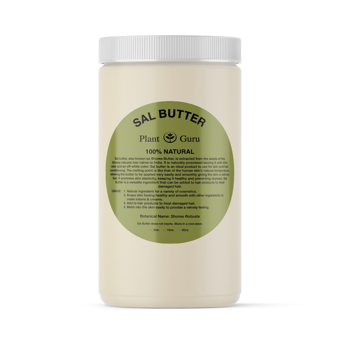 Sal Butter Shorea Seed 100% Pure Cold Pressed Organic