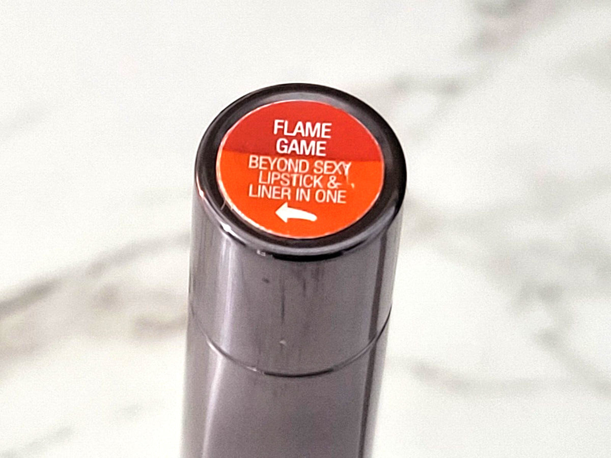 Lipstick & Lip Liner Duo - They’re Real! Double The Lip in Flame Game Orange