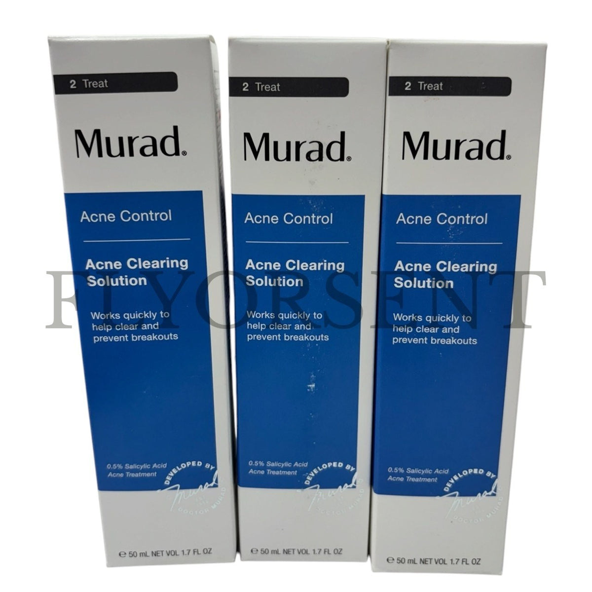 Murad Acne Control Acne Clearing Solution 1.7 oz - Set of 3