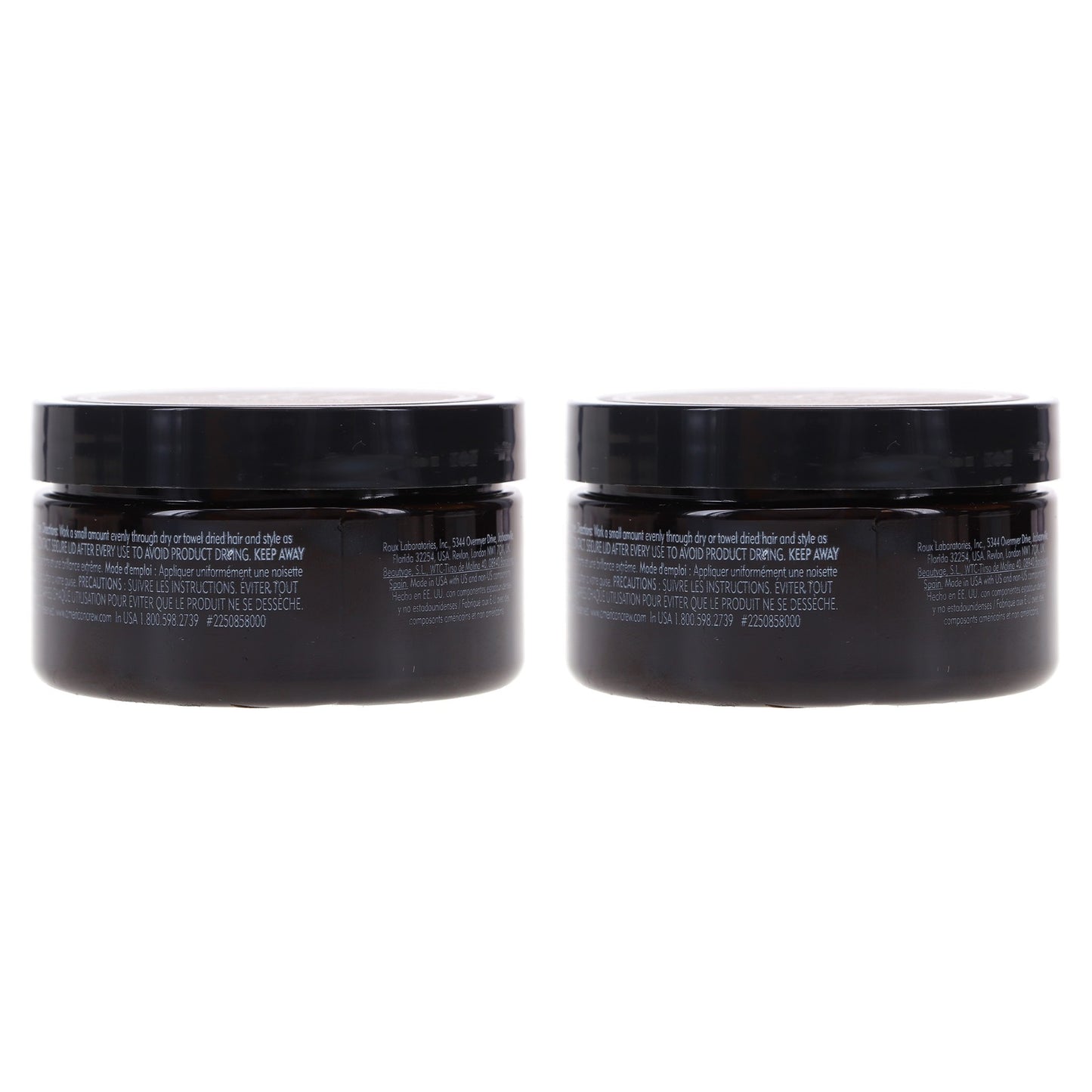 Heavy Hold Hair Pomade 3 oz - 2 Pack for Strong Styling & Shine
