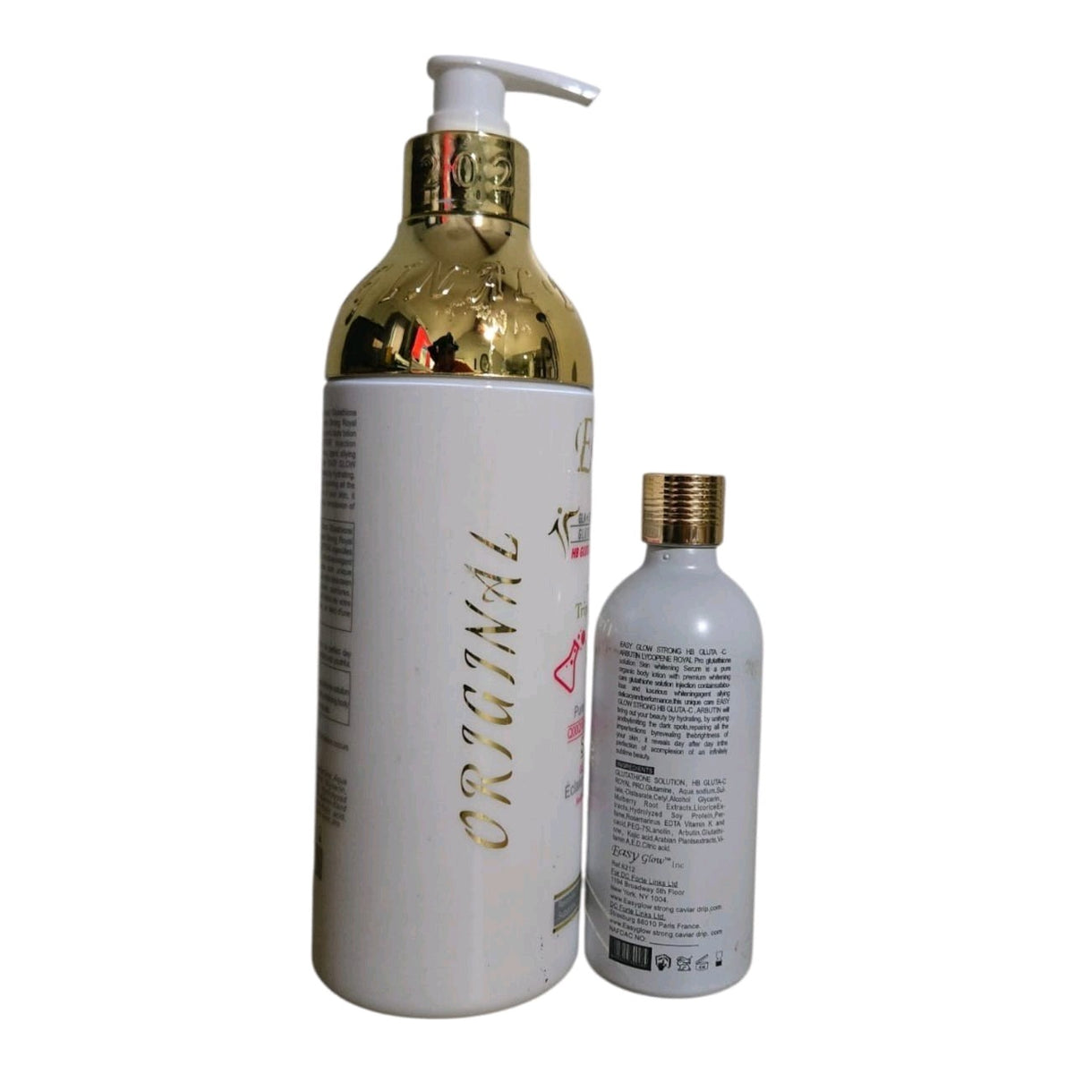 Easy Glow Tomato Royal Pro Body Milk & Serum Set - 580ml