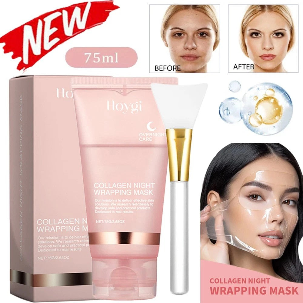 Collagen Night Peel-Off Mask, 75ml - Moisturizing & Anti-Wrinkle