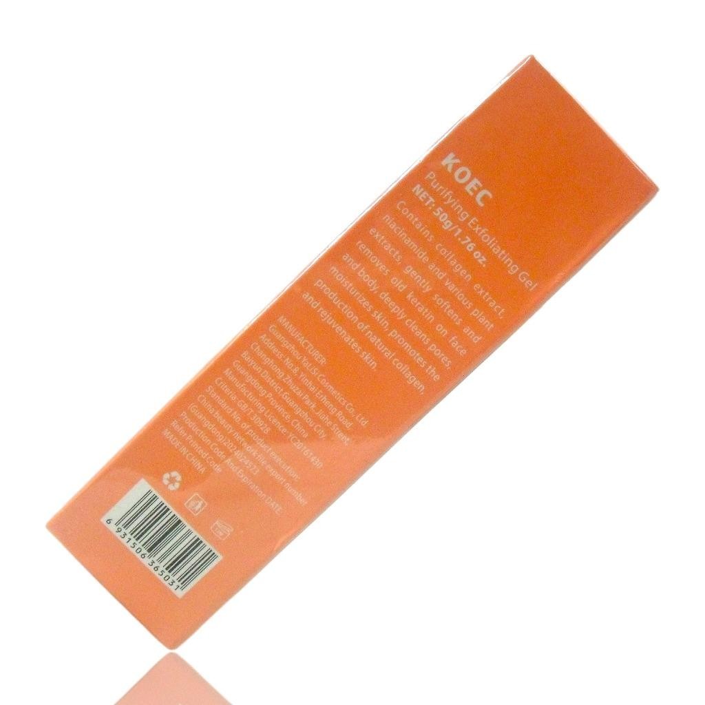 (3-Pack) KOEC Purifying Exfoliating Gel Facial Cleanser 1.76 oz.