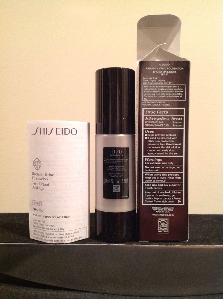 Radiant Lifting Foundation D20 Rich Brown 1.2 Oz - Hydrating, Youthful Finish