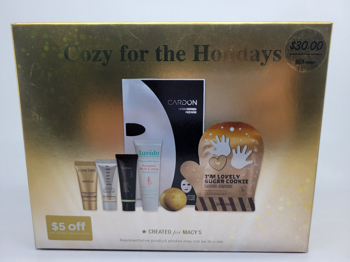 Holiday Skincare Gift Set - 7-Piece Cozy Spa & Beauty Collection