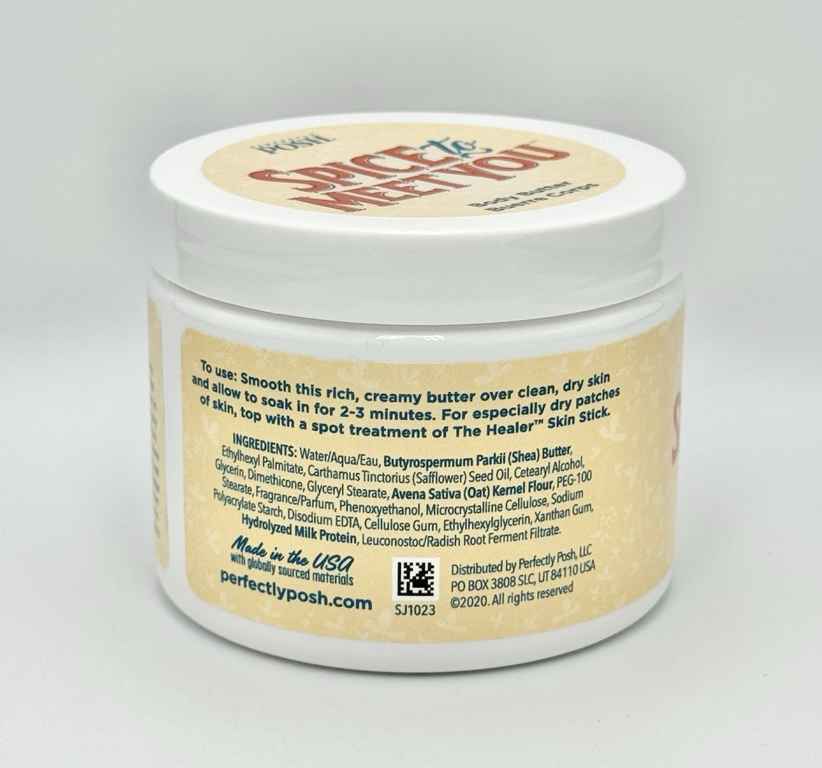 Perfectly Posh Spice To Meet You Body Butter 6 oz. Jar New Sealed