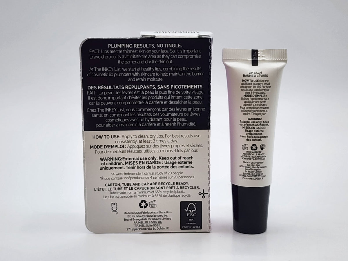Tripeptide Plumping Lip Balm - Clear 0.33 Fl Oz, Hydrating & Nourishing
