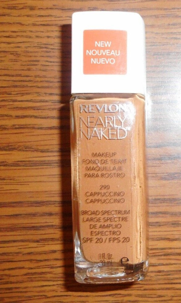 Face Makeup Foundation - Revlon Nearly Naked 1 Fl Oz for Natural Look