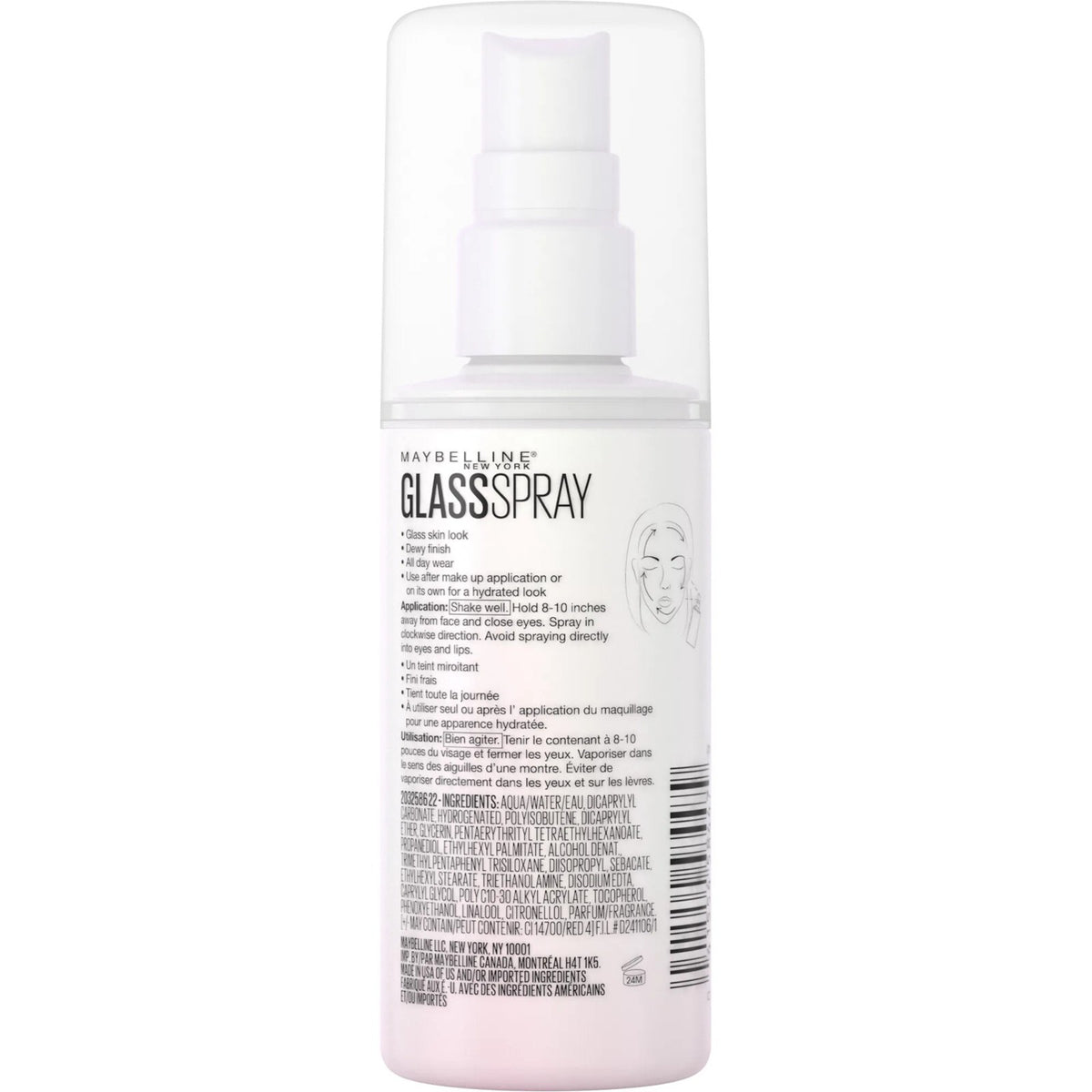 Hydrating Dewy Makeup Finishing Spray for Glass Skin - 3.4 fl oz