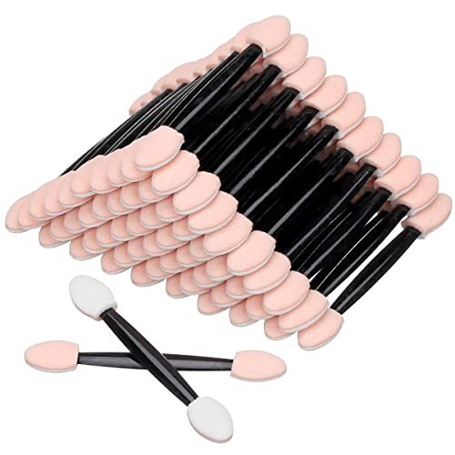 Disposable Dual Sided Eyeshadow Sponge Brushes - 30PCS Makeup Applicators