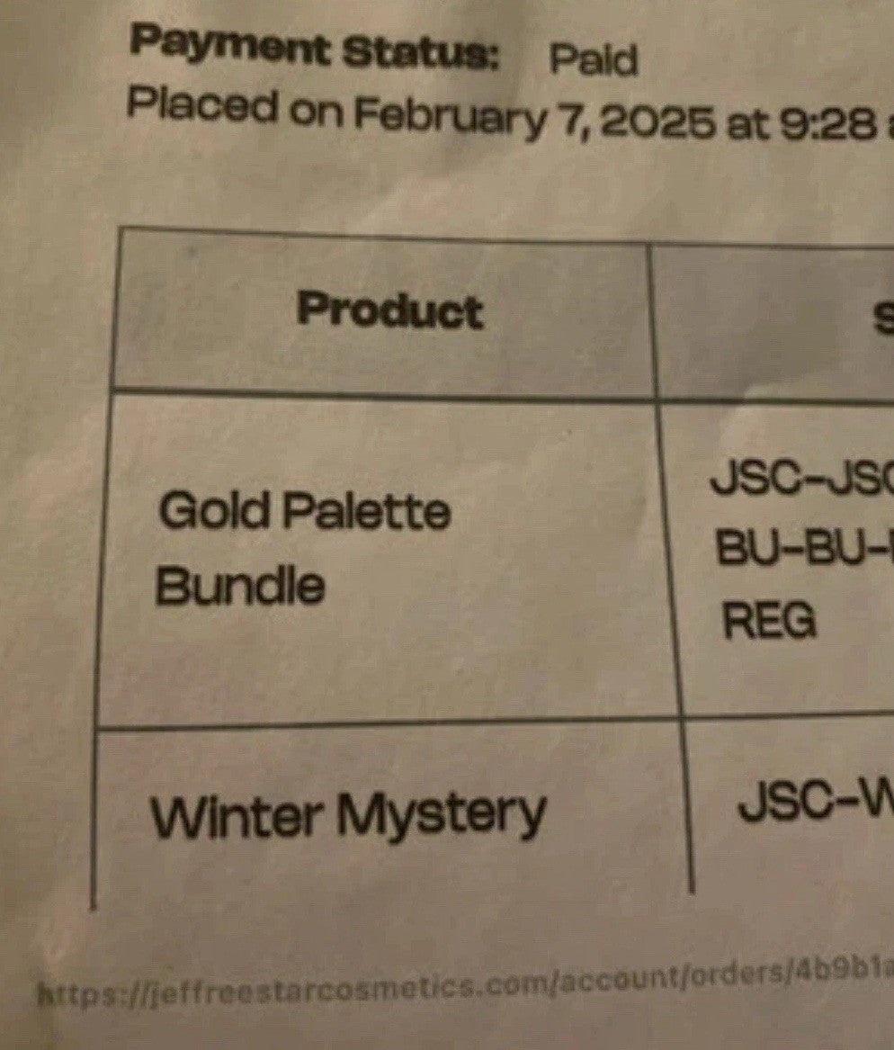 Pink Holographic Bag - Winter 2024 Mystery Makeup Bag by Jeffree Star