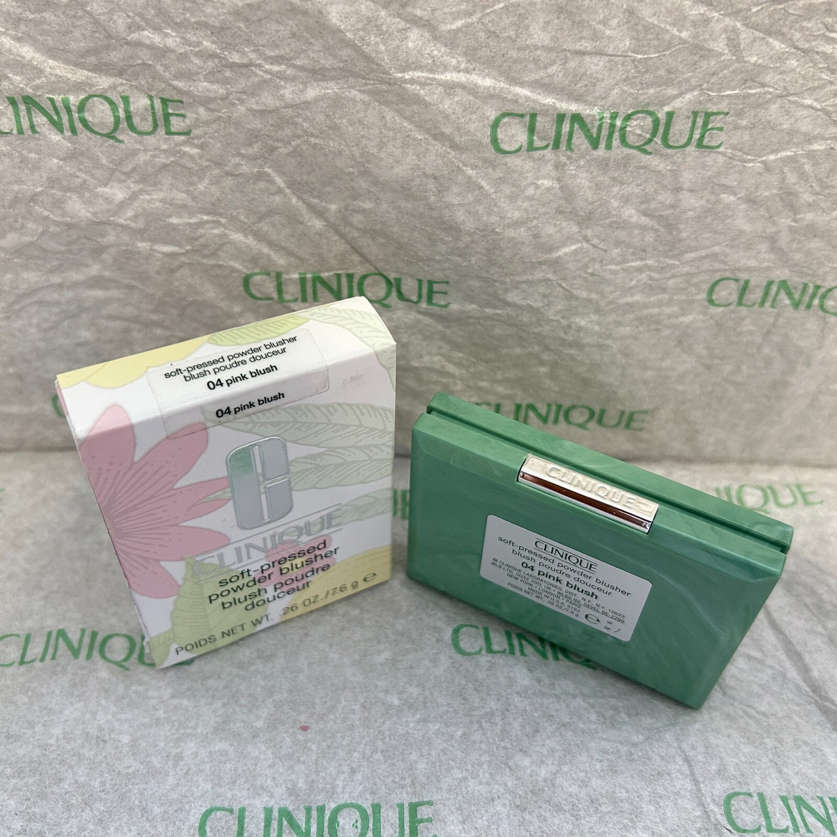 Clinique Soft-Pressed Powder Blusher in Pink Blush Full Size 0.26oz NIB