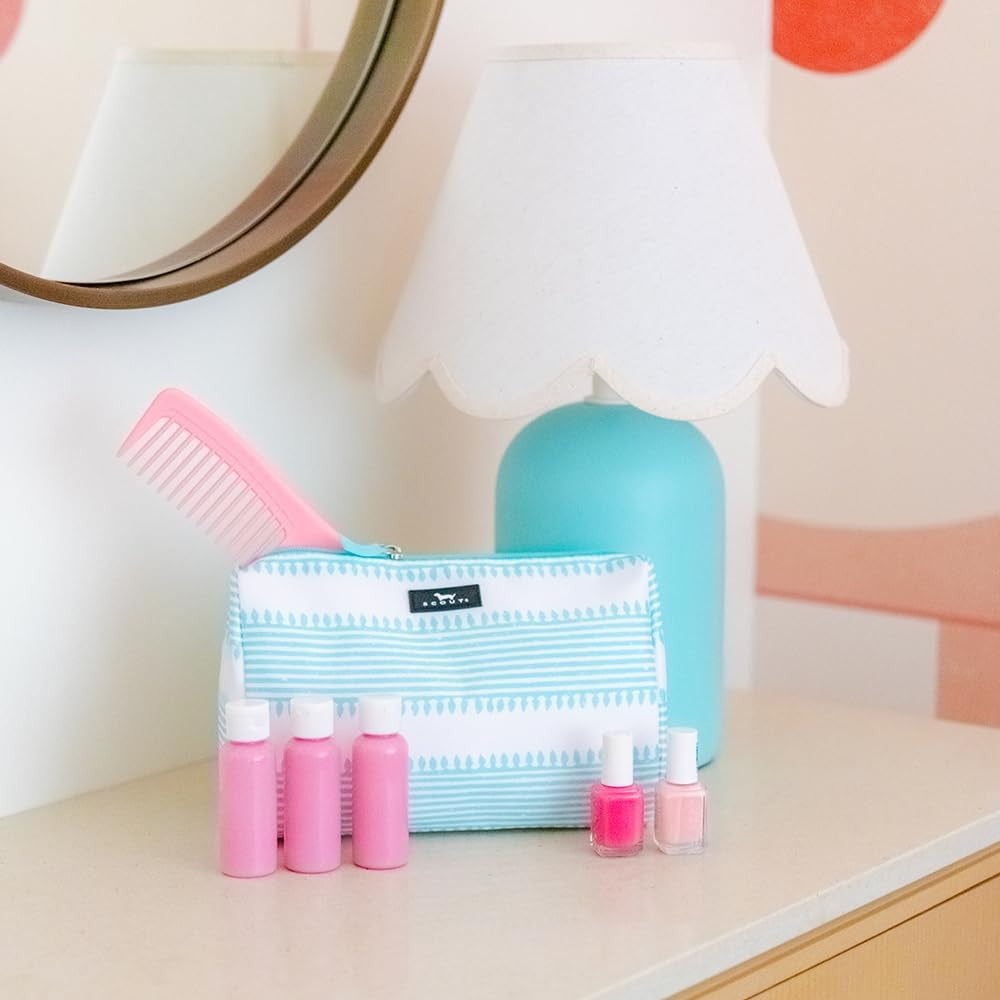 Water-Resistant Toiletry Bag for Travel - Fits Full-Size Cosmetics & Accessories