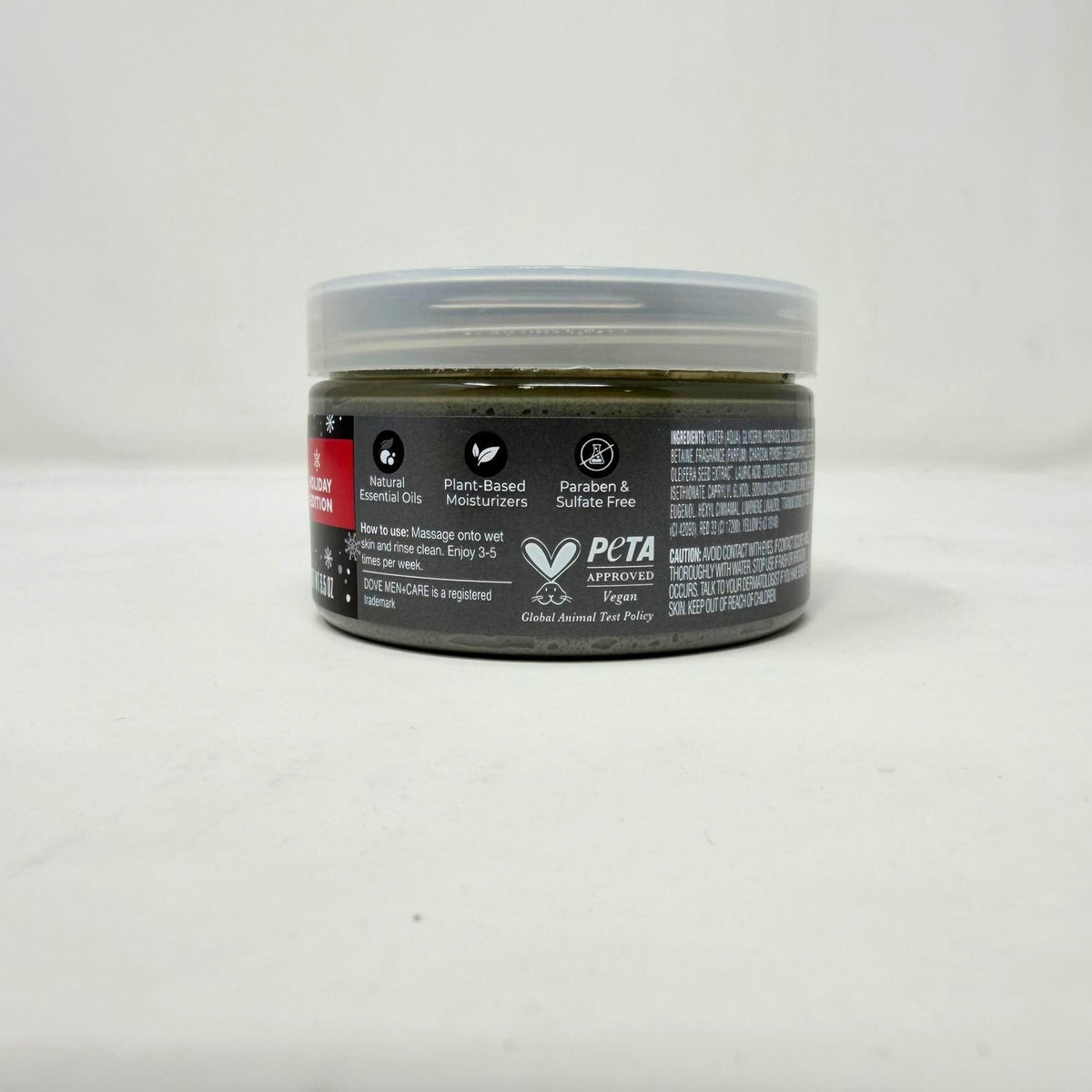 6-Pack Dove Men+Care Holiday Edition Body & Face Scrub, Lump O'