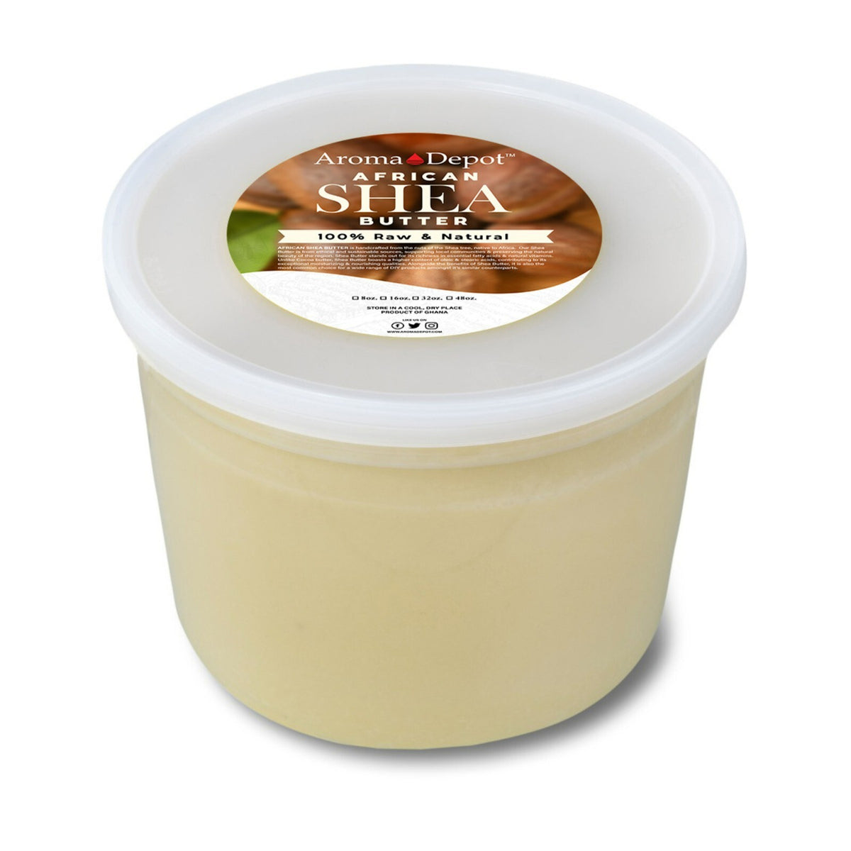 Raw Ivory Shea Butter - Unrefined African Grade A