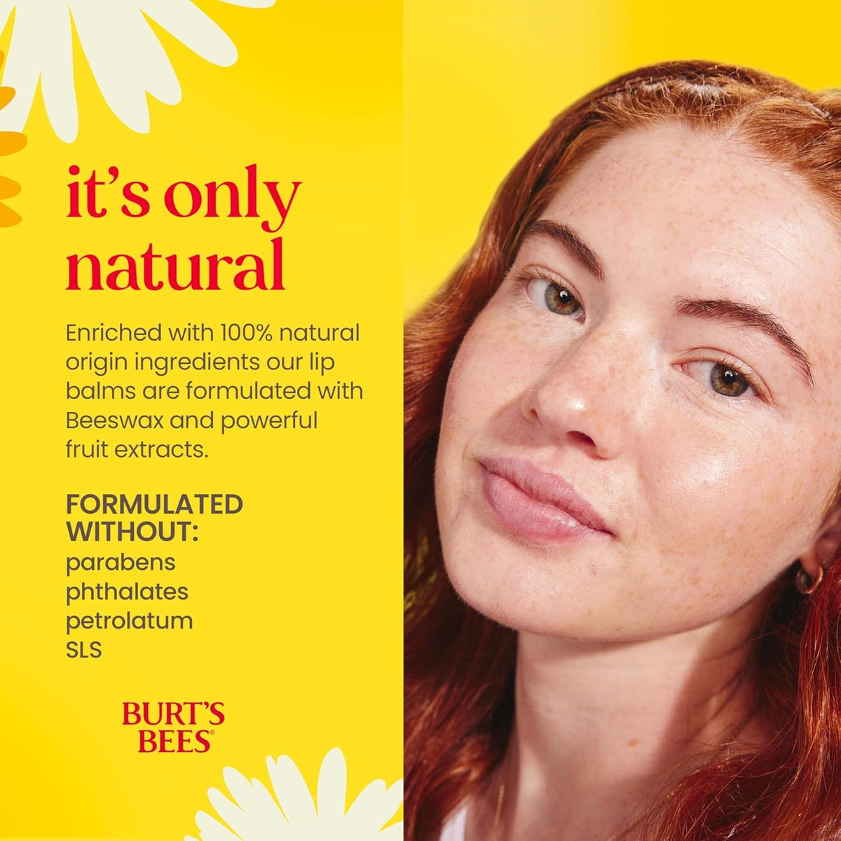 Burt's Bees Pomegranate Lip Balm Set - 2 Tubes, Natural Moisturizer