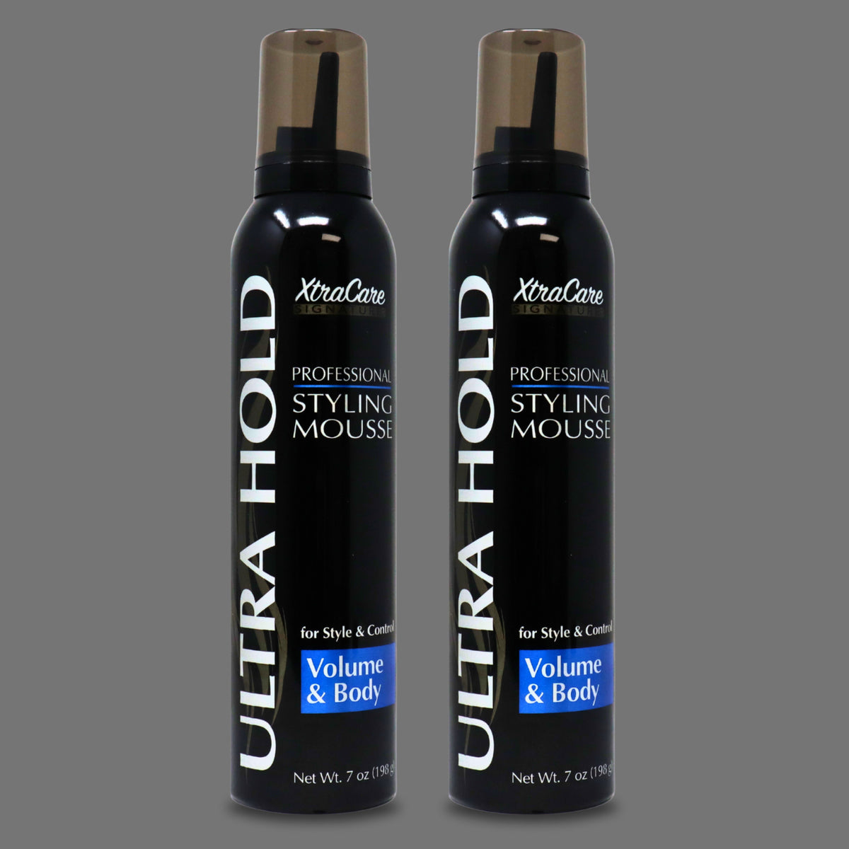 Ultra Hold Hair Styling Mousse 7 oz - 2 Pack for Volume & Control