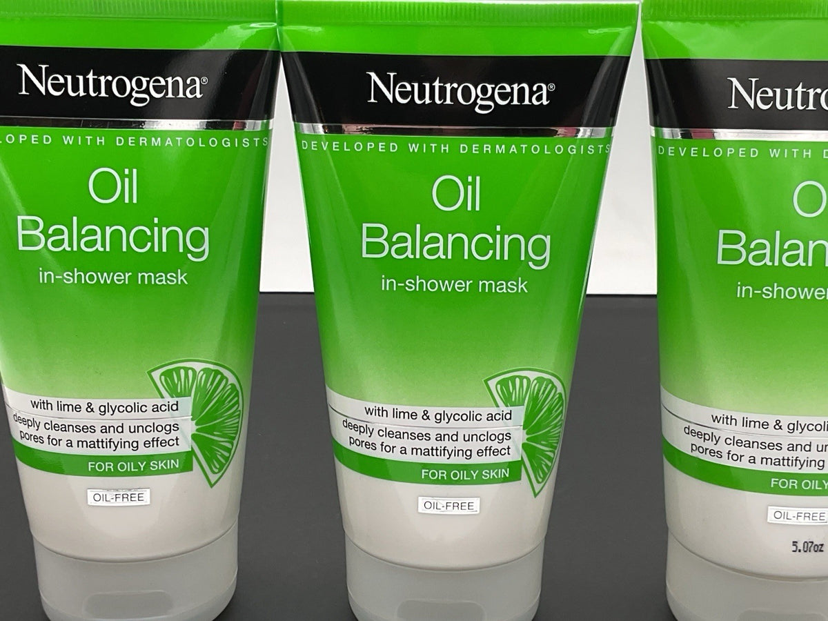 Neutrogena Oil Balancing In-Shower Mask for Oily Skin 150ml Lot of 3