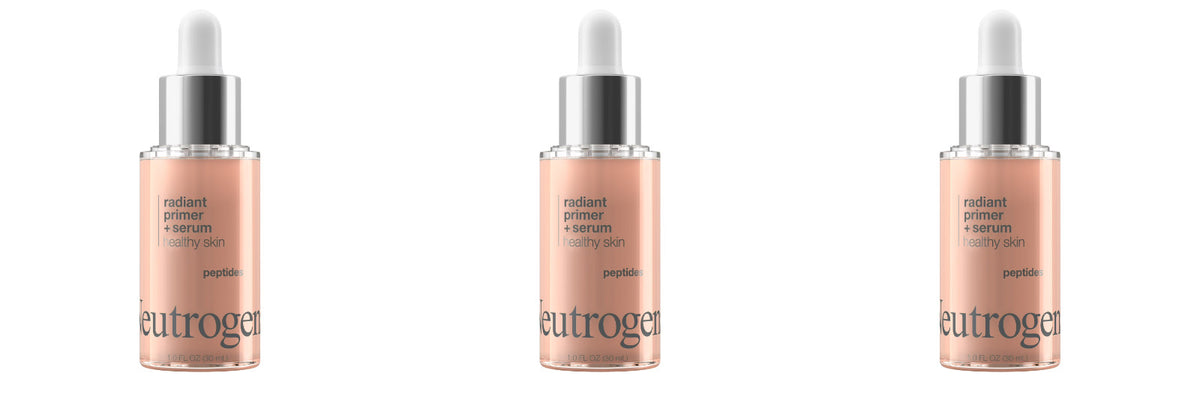 Neutrogena Radiant Primer Serum 3-Pack - Lightweight Skin Care Bundle