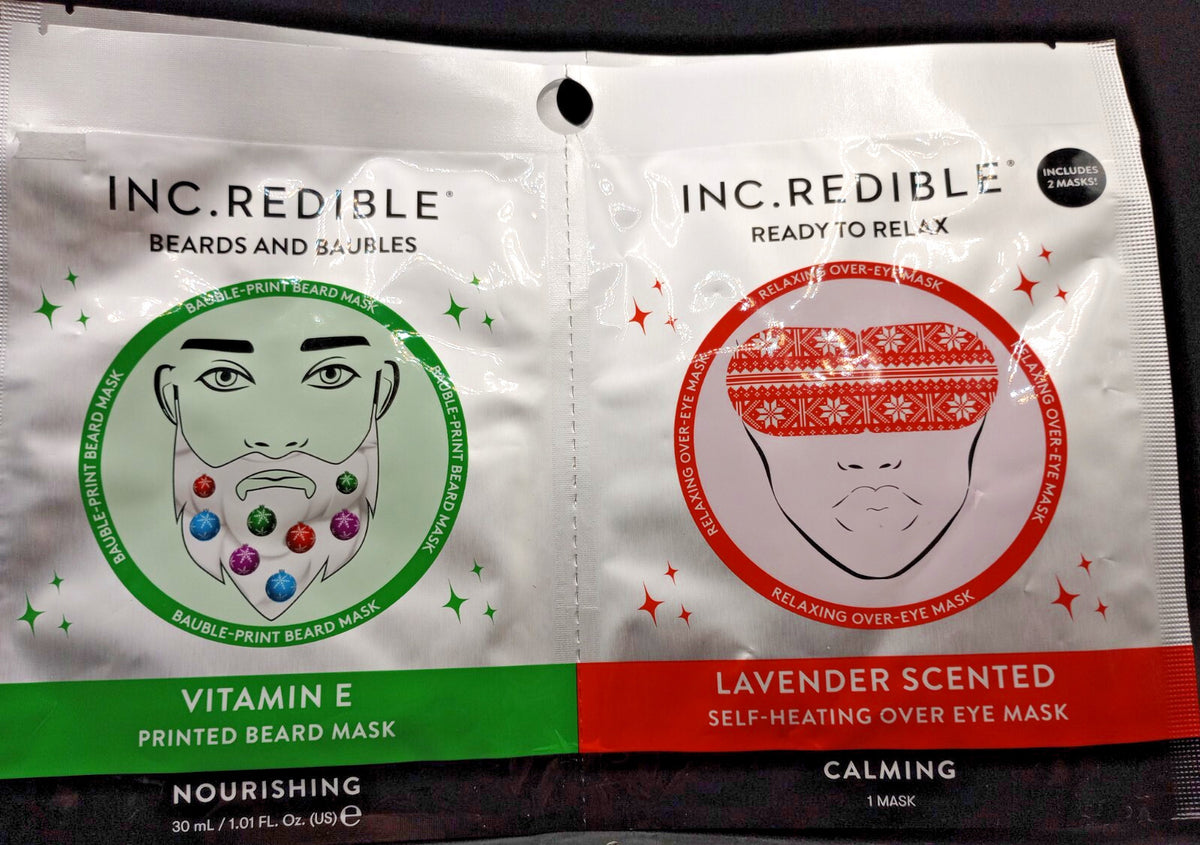 Vitamin E Beard & Eye Mask - Nourishing - 6 Pack
