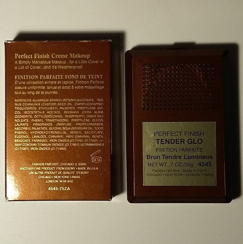 Cream Makeup - Perfect Finish Tender Glo #4545, 0.7oz, New