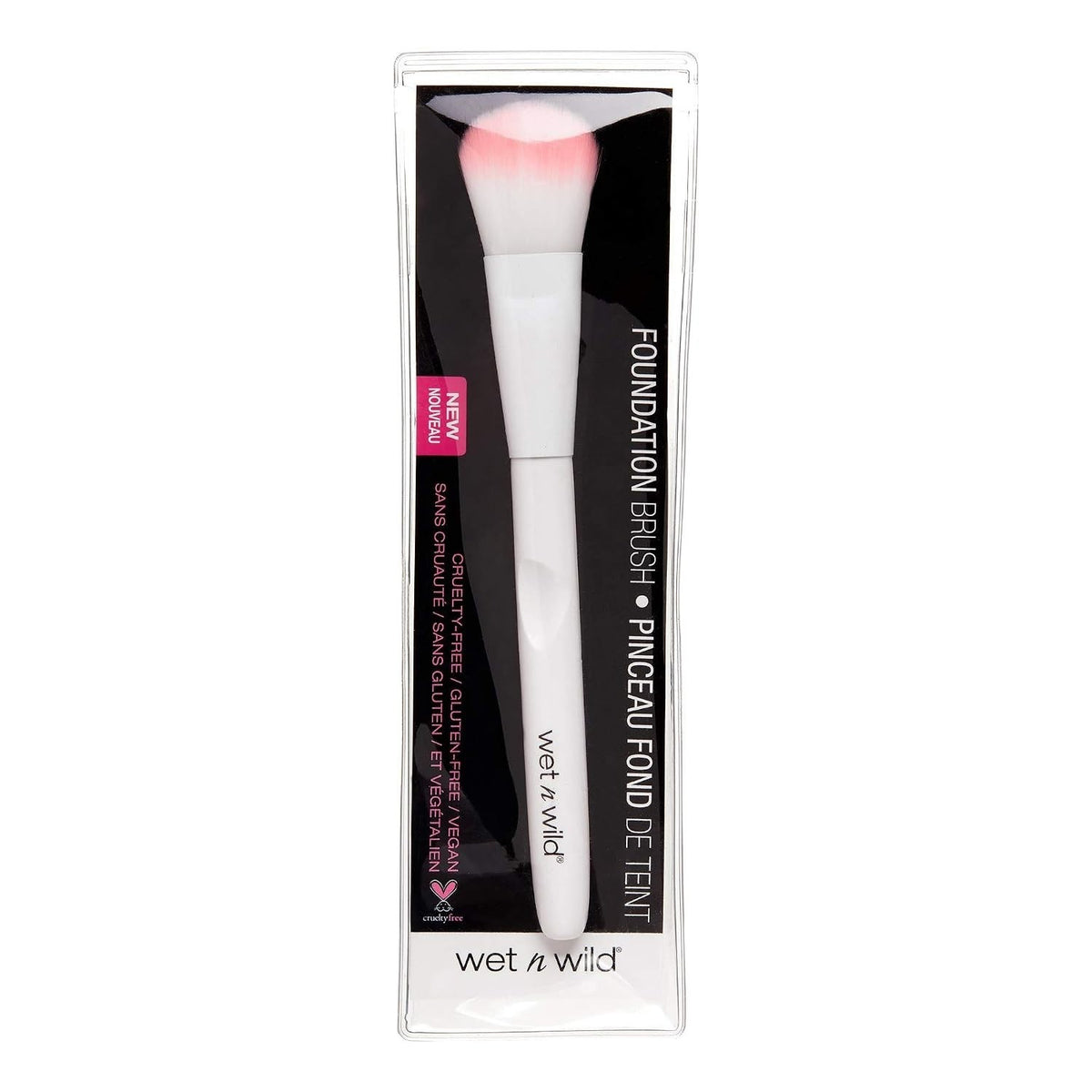 Foundation Makeup Brush - Synthetic Dense Bristles for Liquid, Cream & Powder, Ergonomic Handle