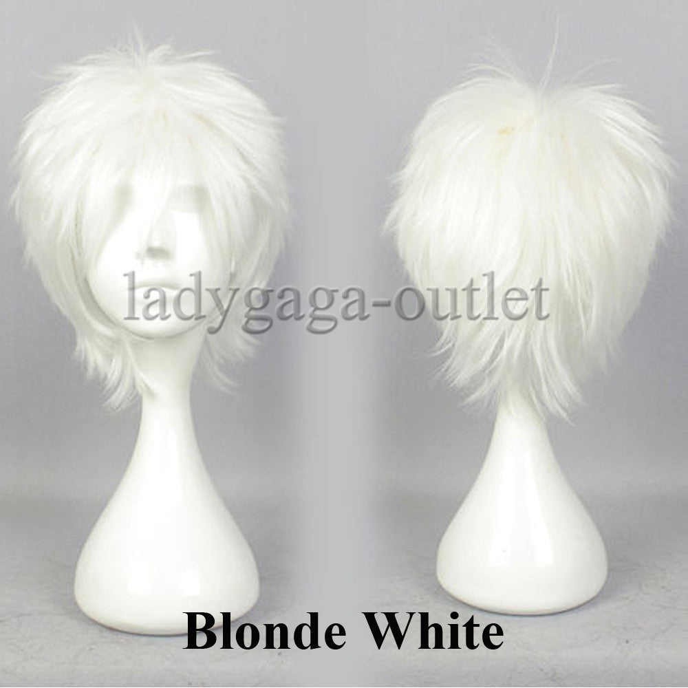 Unisex Short Pixie Wig for Cosplay and Costume Parties - Synthetic Hair
