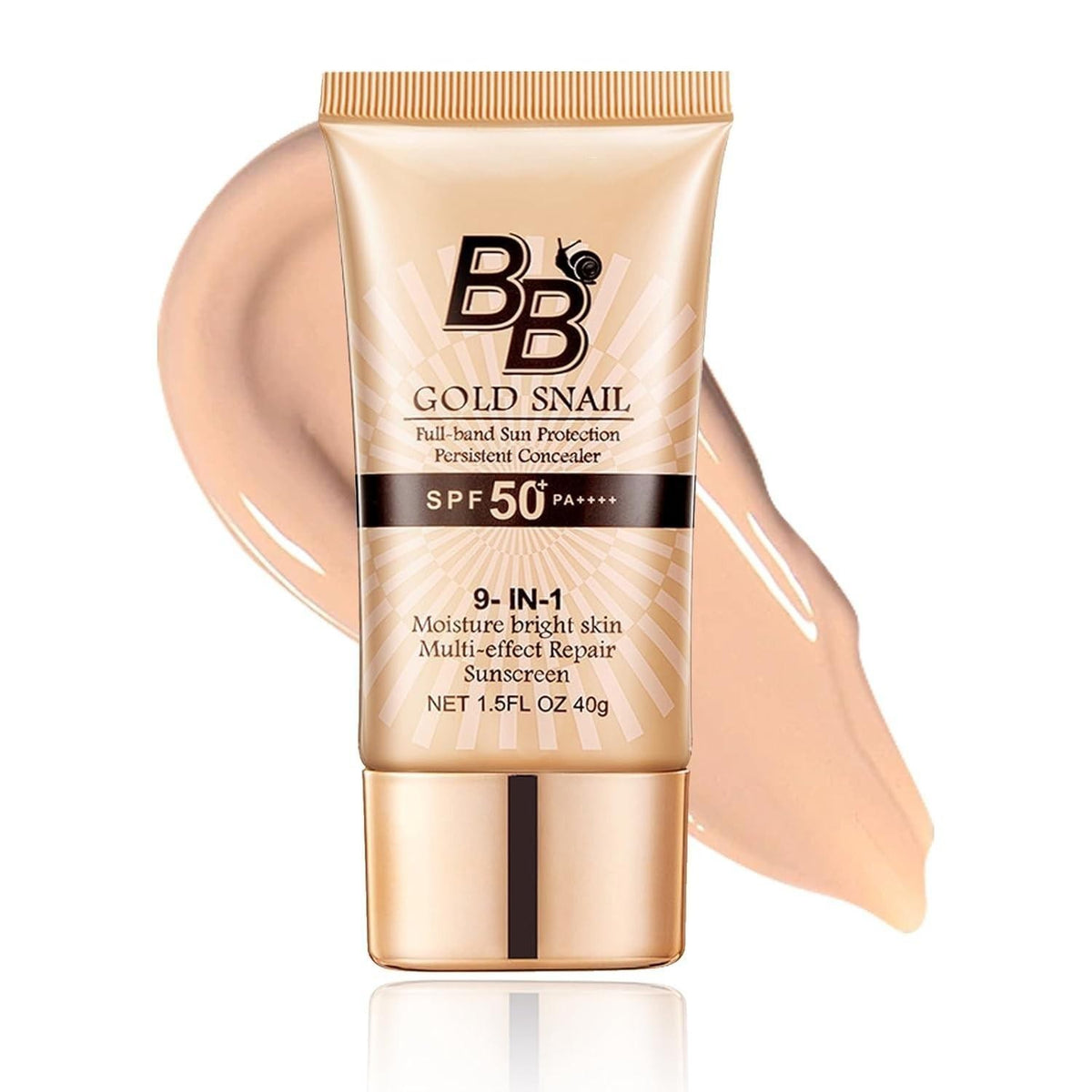 BB Cream Tinted Moisturizer SPF 50 Face Sunscreen Hydrating Foundation