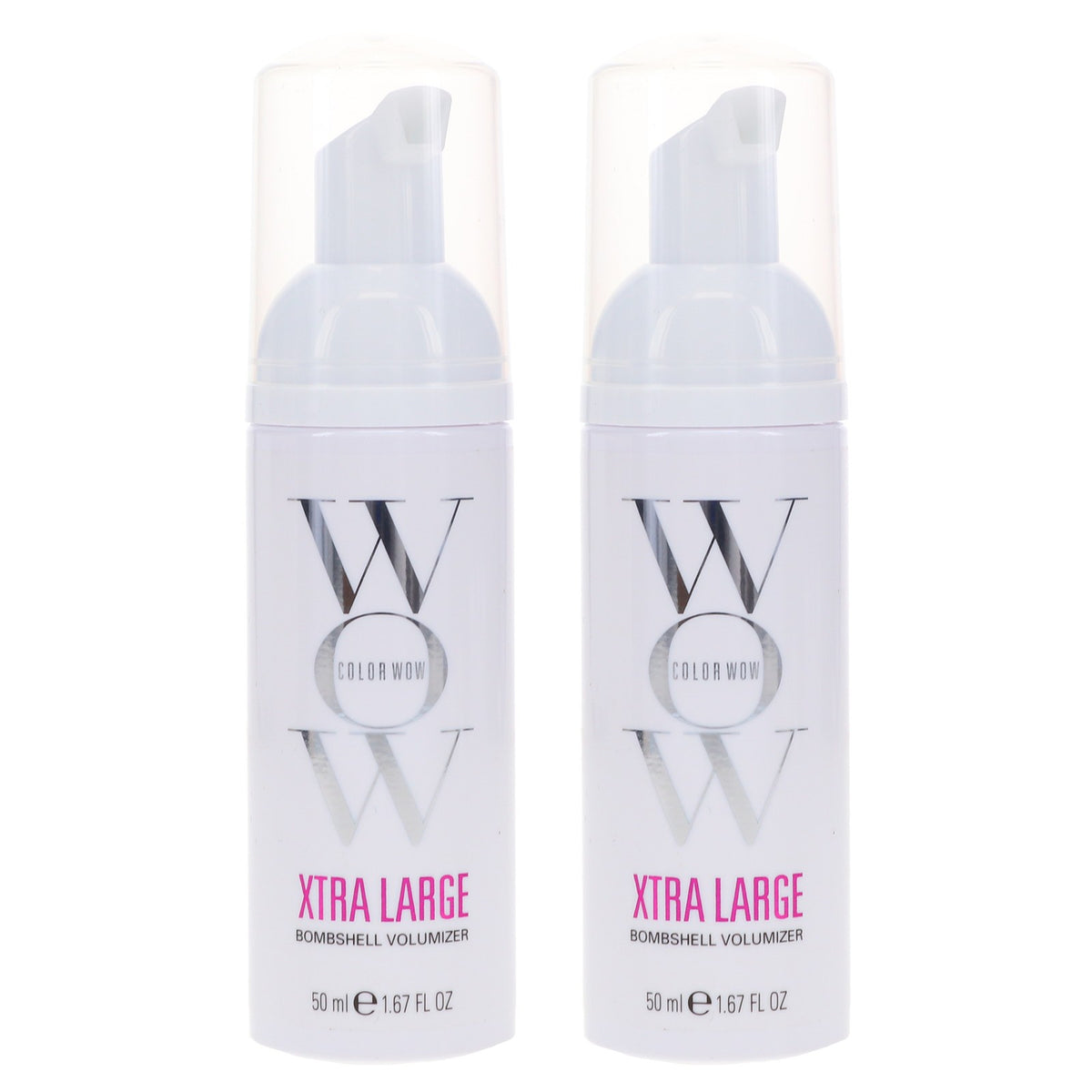 Large Volumizing Hair Foam - 1.67 oz Pack of 2 for Thick Glossy Locks