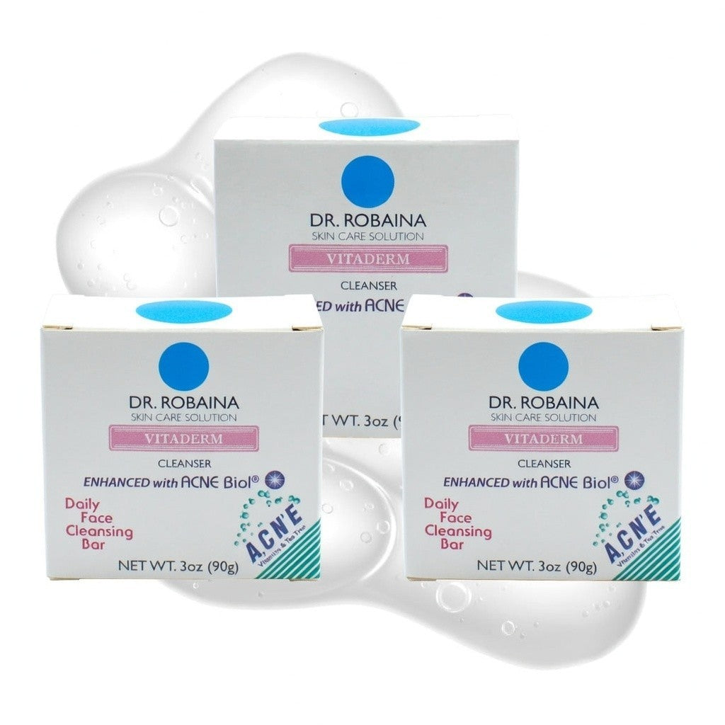 Face Cleansing Bar for Acne & Sensitive Skin - Gentle Natural Ingredients