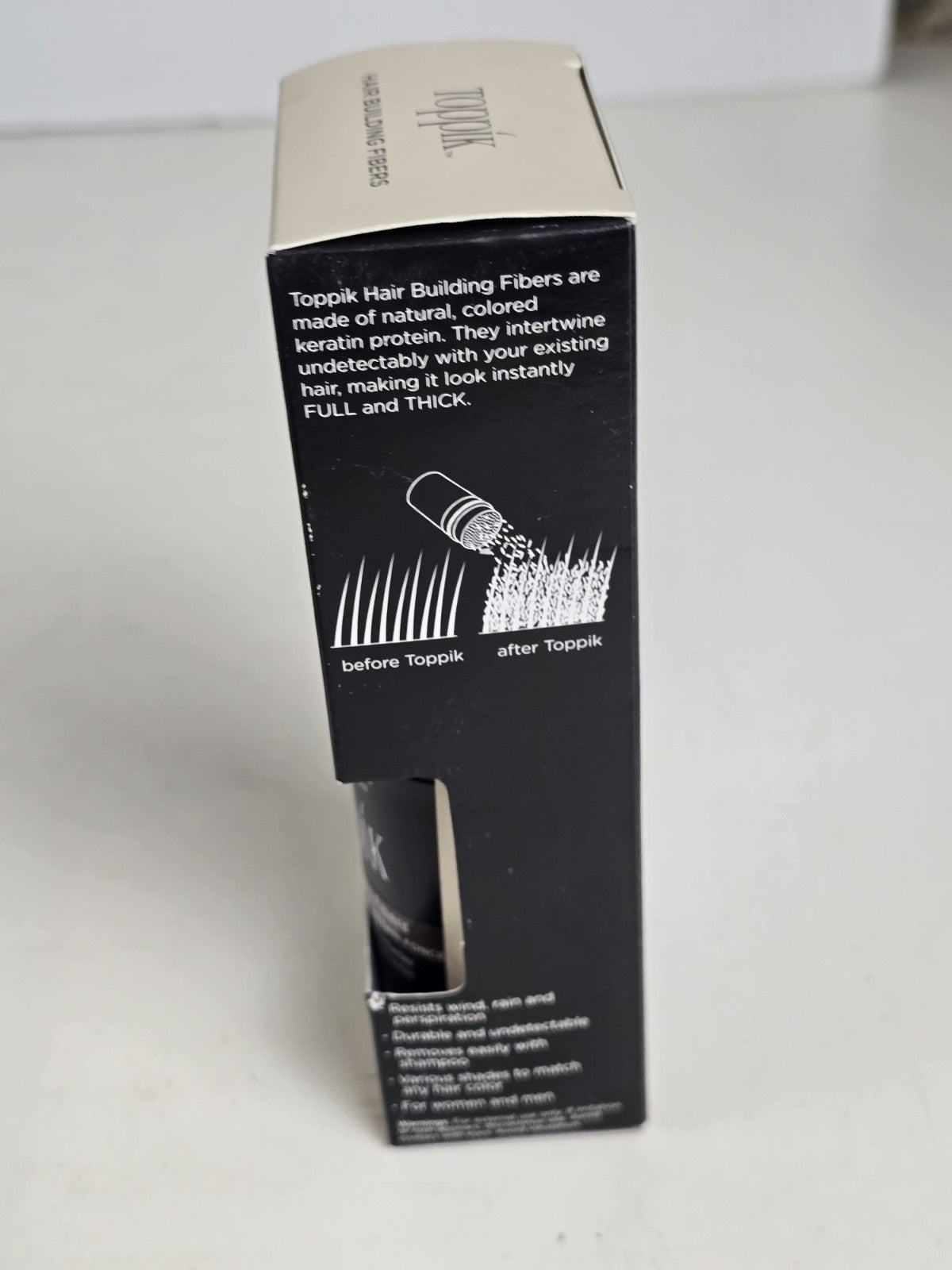 (2) Toppik Hair Building Fibers New In Packaging 0.42 oz DARK BROWN