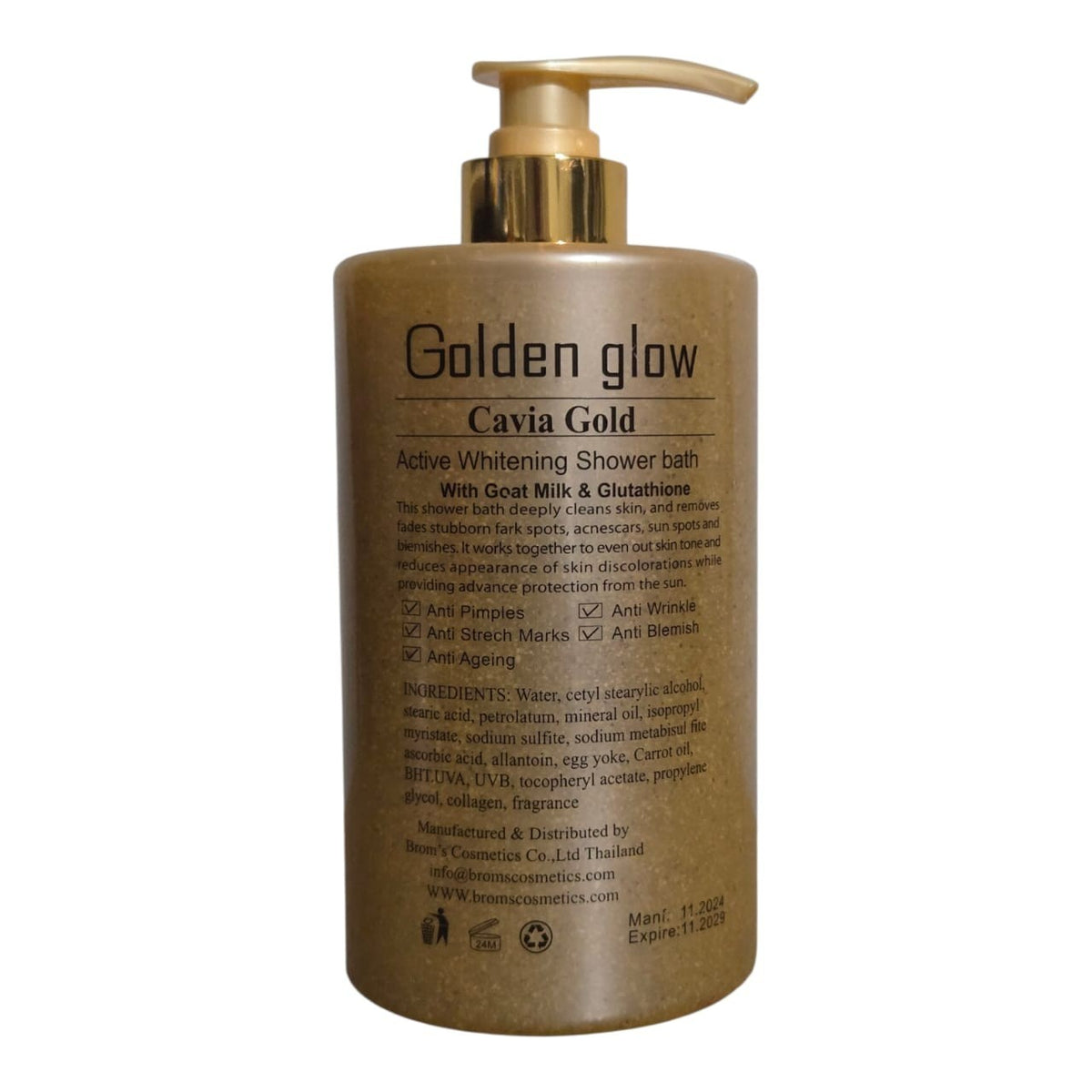 Golden Glow Caviar Gold Brightening Shower Bath 1000ml SPF 55 - Repair & Glow