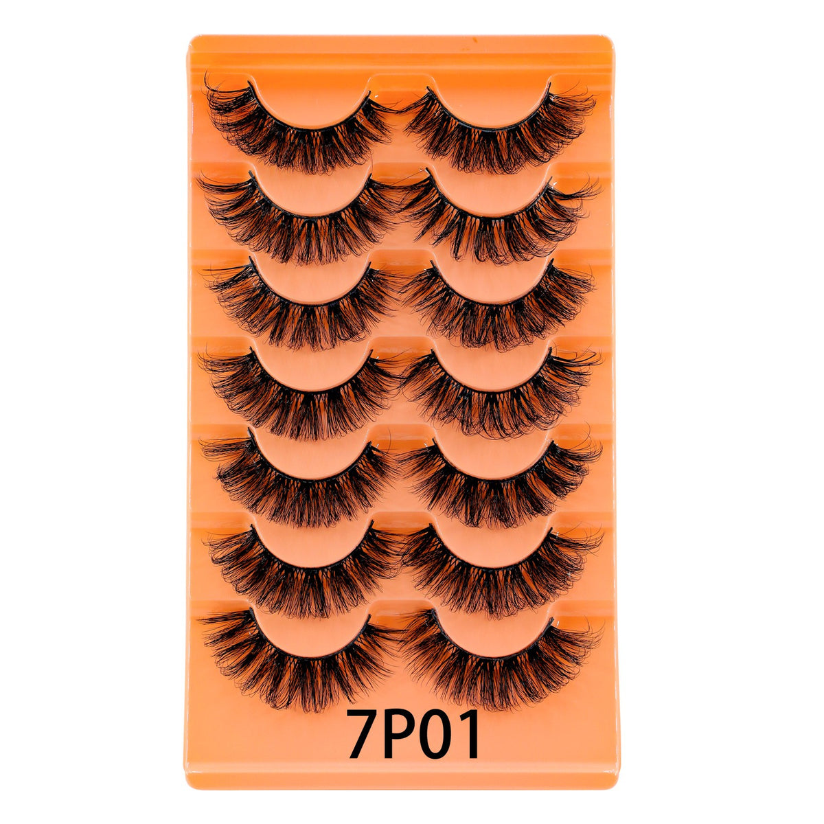 7 Pairs 3D Mink False Eyelashes Natural Full Volume Fluffy Lash Makeup