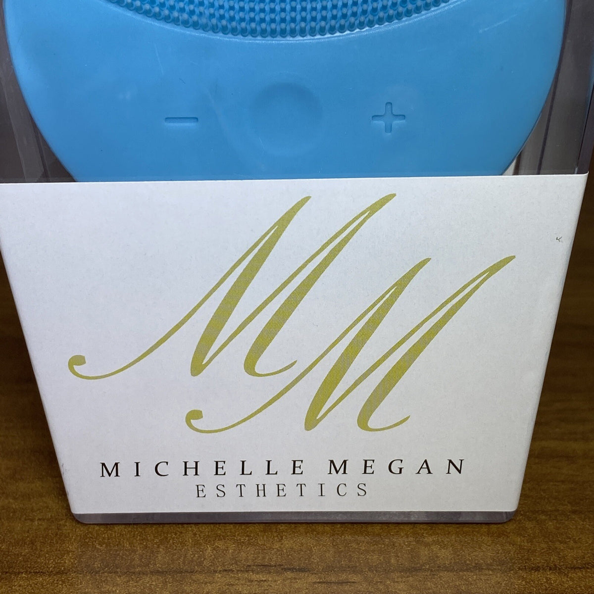 Mini Waterproof Facial Cleansing Brush - Blue for Deep Skin Care