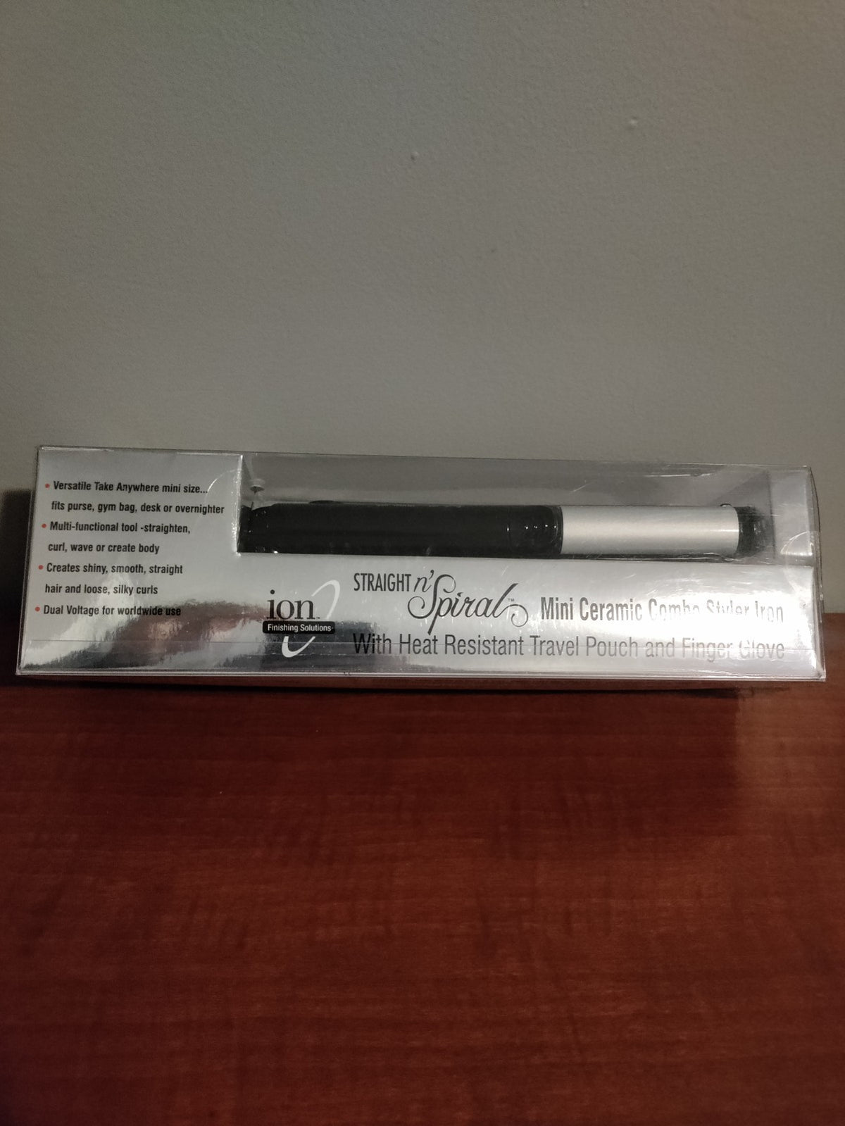 Mini Ceramic Hair Straightener and Curling Iron Combo - Ion Finishing Solutions