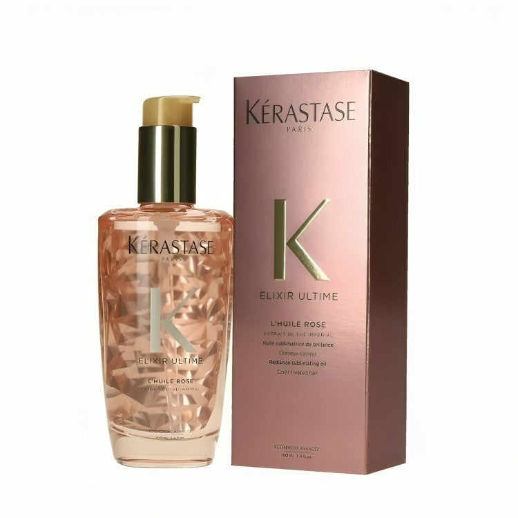 Kerastase Elixir Ultime L'Huile Rose Hair Oil 2-Pack - Nourishing Shine & Frizz Control
