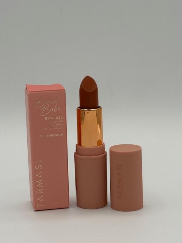 Farmasi BB Glaze Beach Babe Lipstick - Sheer, Moisturizing Lip Gloss