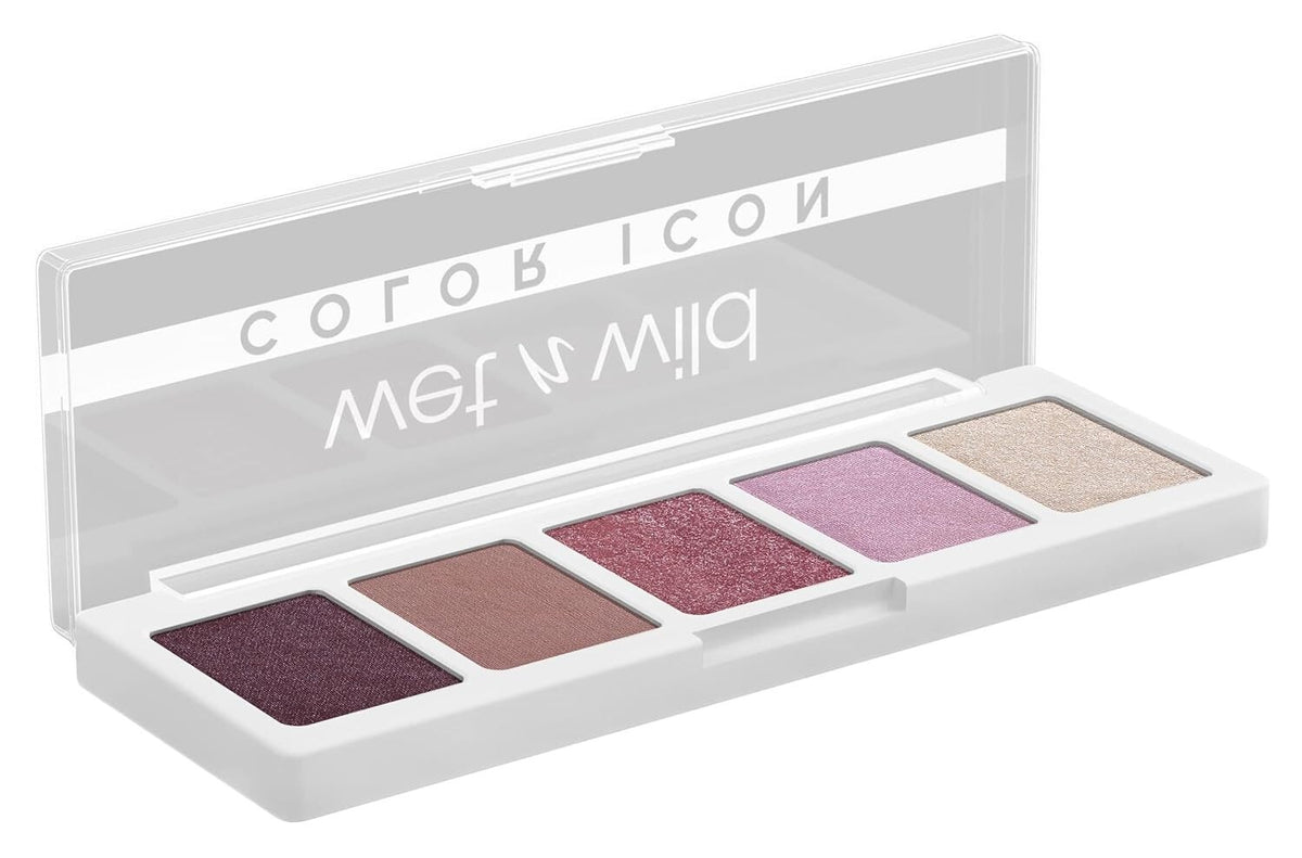 Wet n Wild Color Icon 5-Pan Eyeshadow Palette - Purple Petalette, Matte, Shimmer, Metallic