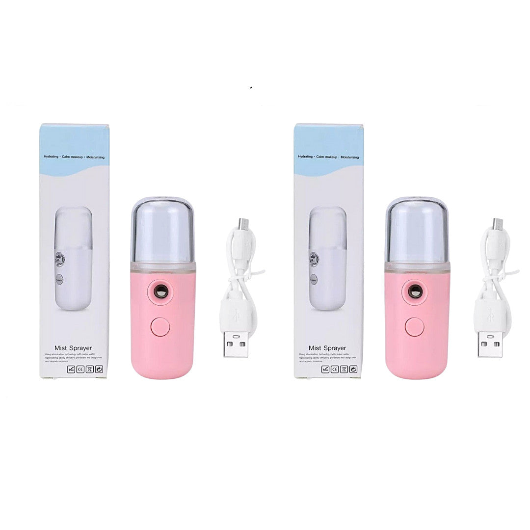 Portable Nano Facial Mist Sprayer 30ml USB Rechargeable Humidifier