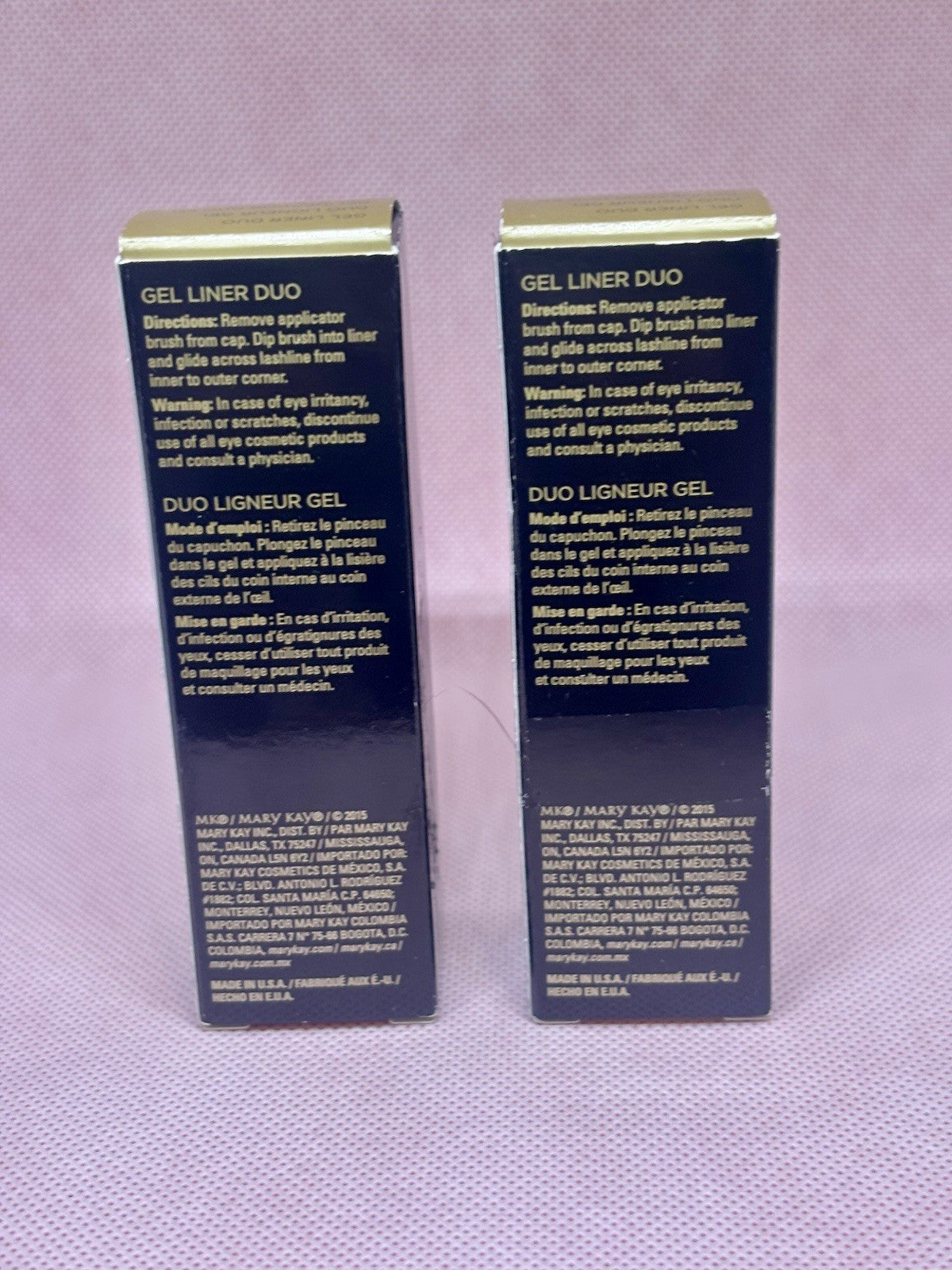 Mary Kay Gel Liner Duo - Dramatic Gold Limited Edition Eyeliner Set
