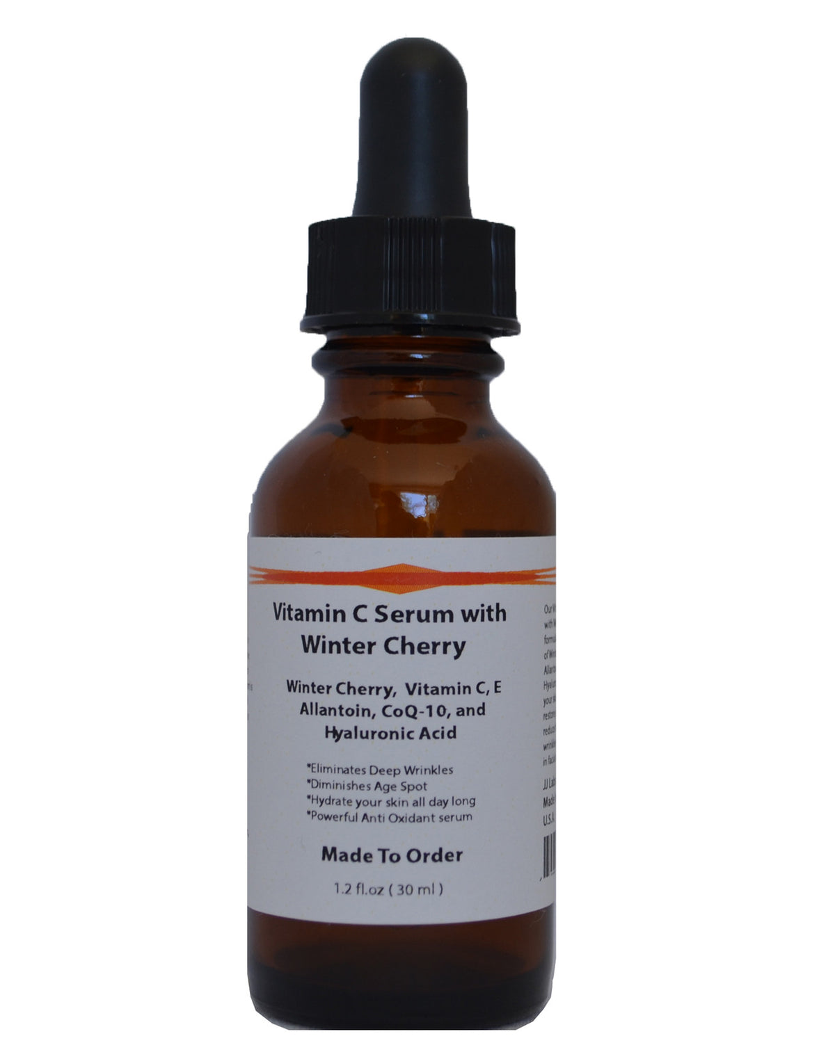 Vitamin C Serum with Winter Cherry and Hyaluronic Acid - Allantoin & CoQ10