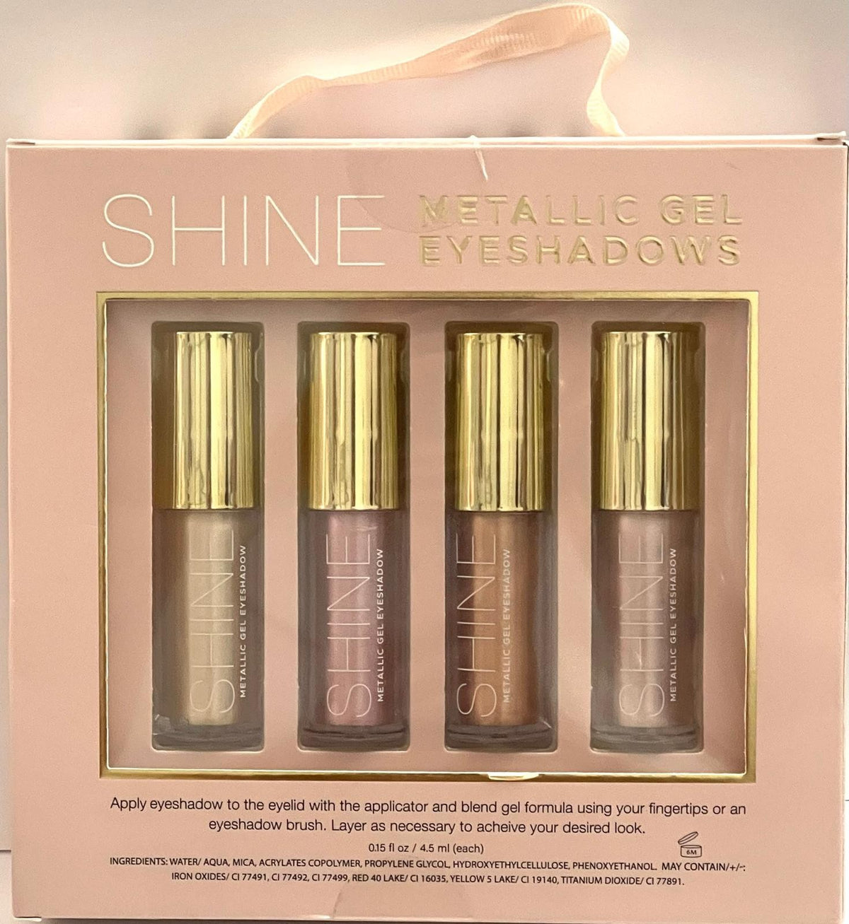 Metallic Gel Eyeshadows - Vibrant Color, Luminous Finish, All Day Wear
