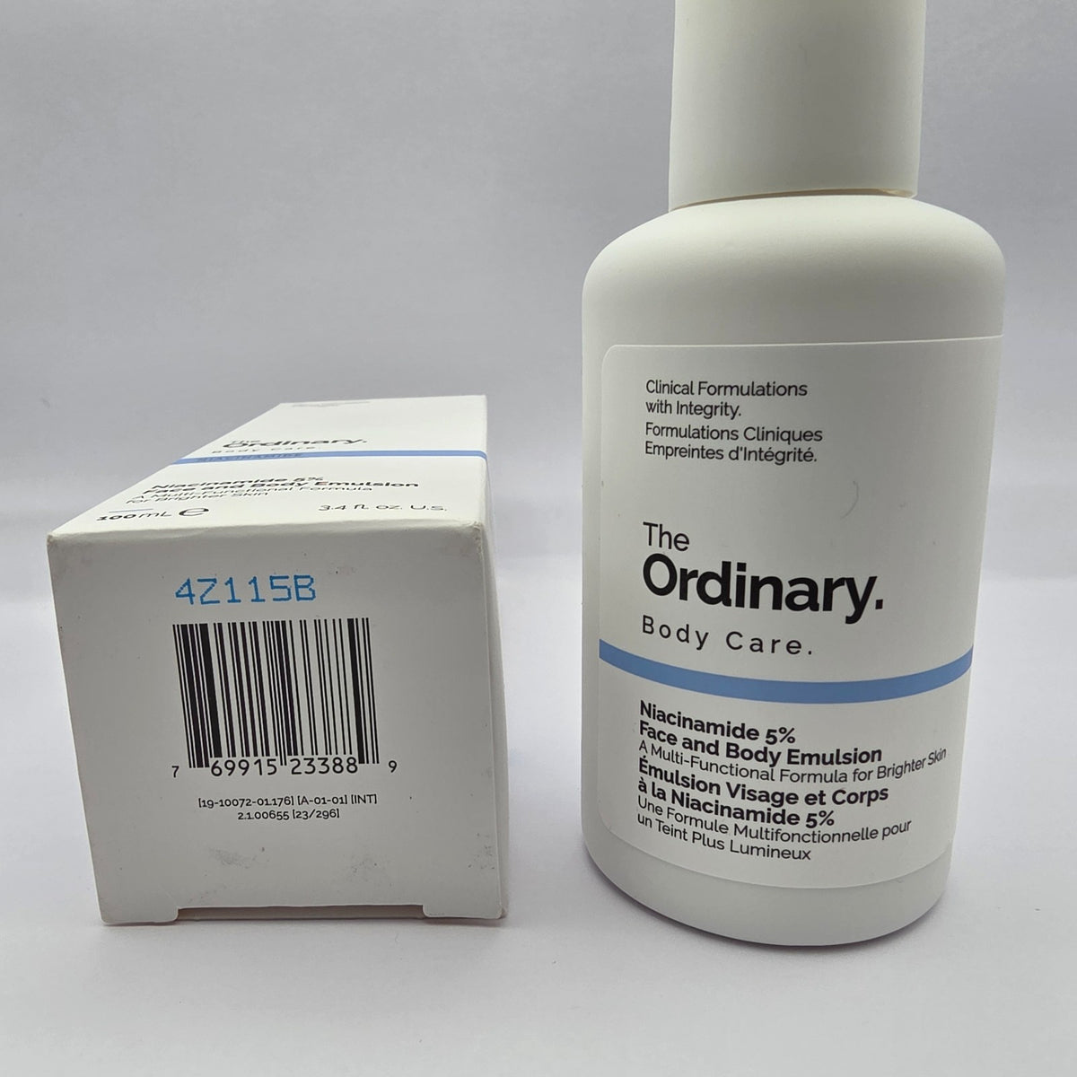 Niacinamide 5% Body and Face Emulsion - 3.4 oz Hydrating Skin Care