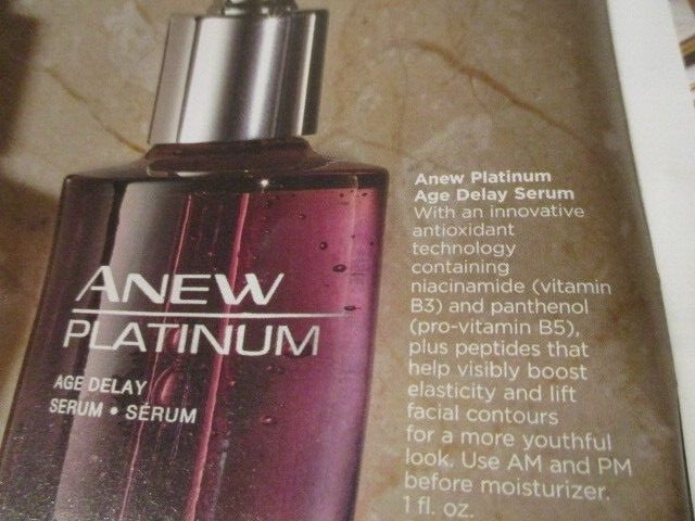 Platinum Age Delay Serum with Antioxidants, B3 & B5, Peptides - 1oz