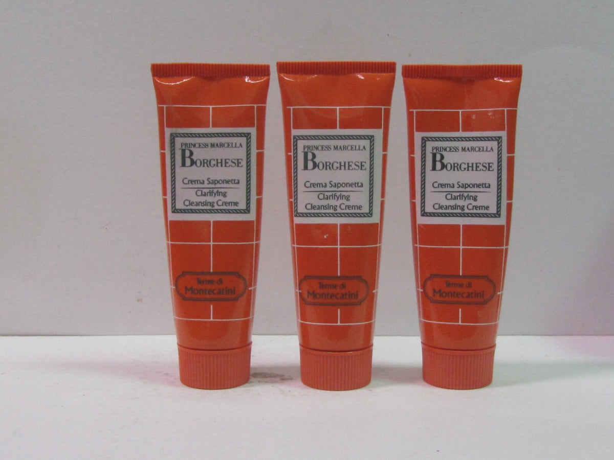Princess Marcella Borghese Clarifying Cleansing Creme Set - 3 x 1 oz Travel Size