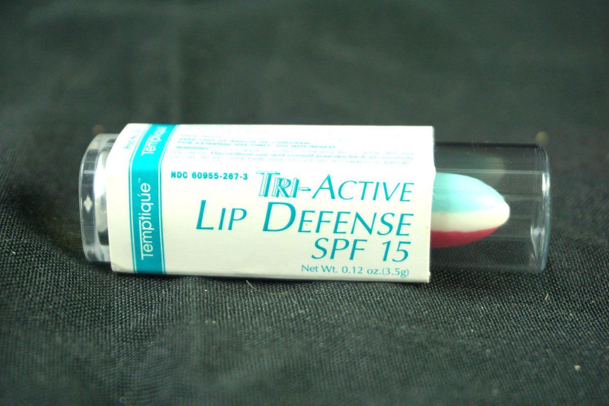 Temptique Tri-Active Lip Defense Lipstick 0.12oz Vintage 1993 - Lip Care
