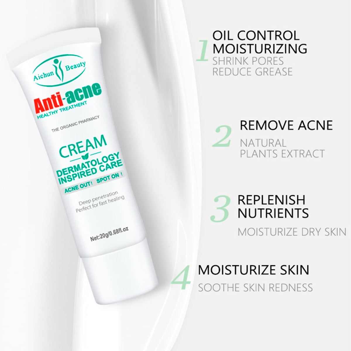 Anti-Acne Cream for Oily Skin Pores & Scar Reduction 20g