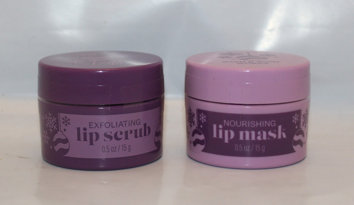 Lip Mask and Scrub Set - Sugar Plum Candy Lip Care Duo