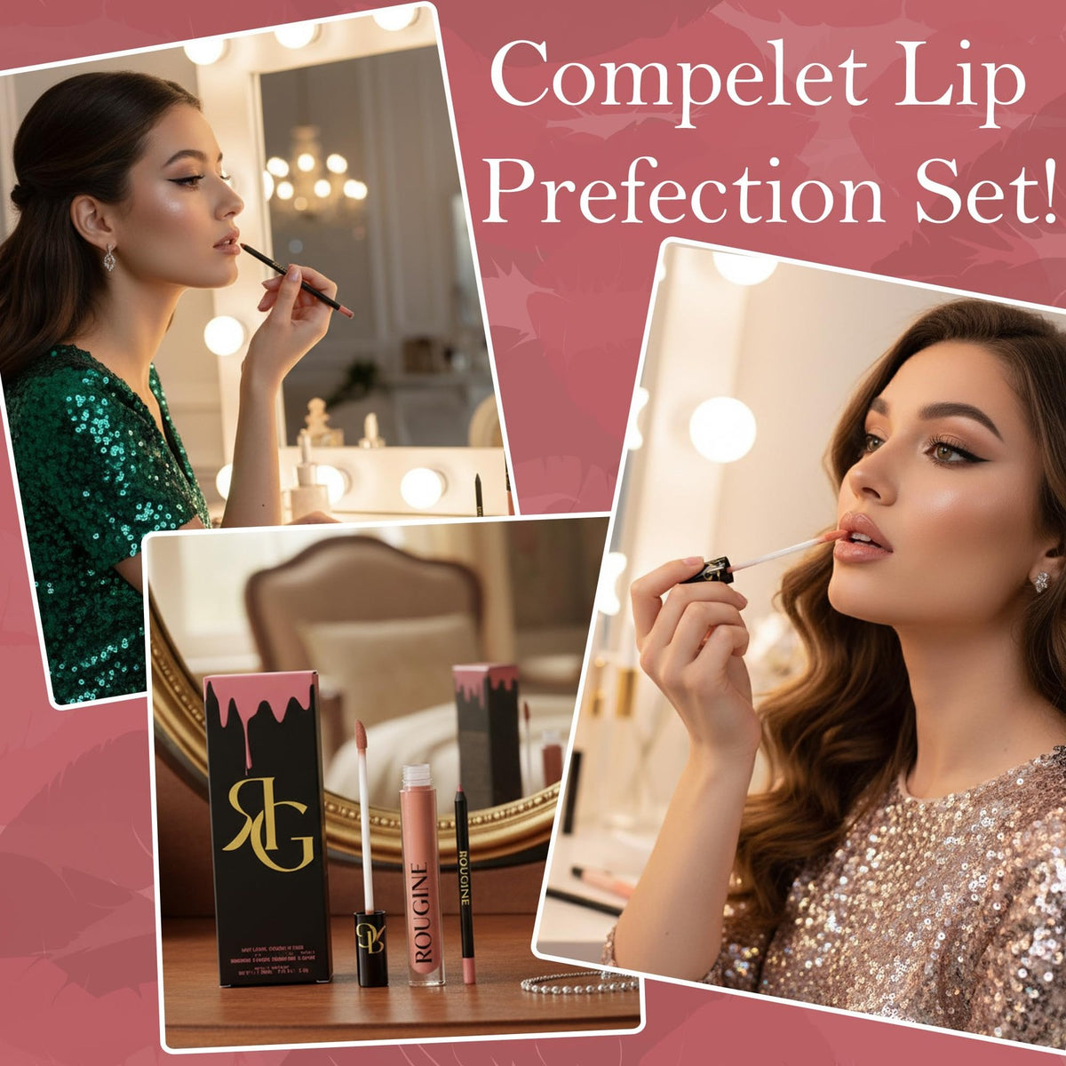 Lip Gloss and Lip Liner Set for Women - Daddy's Girl 1.4 Fl Oz