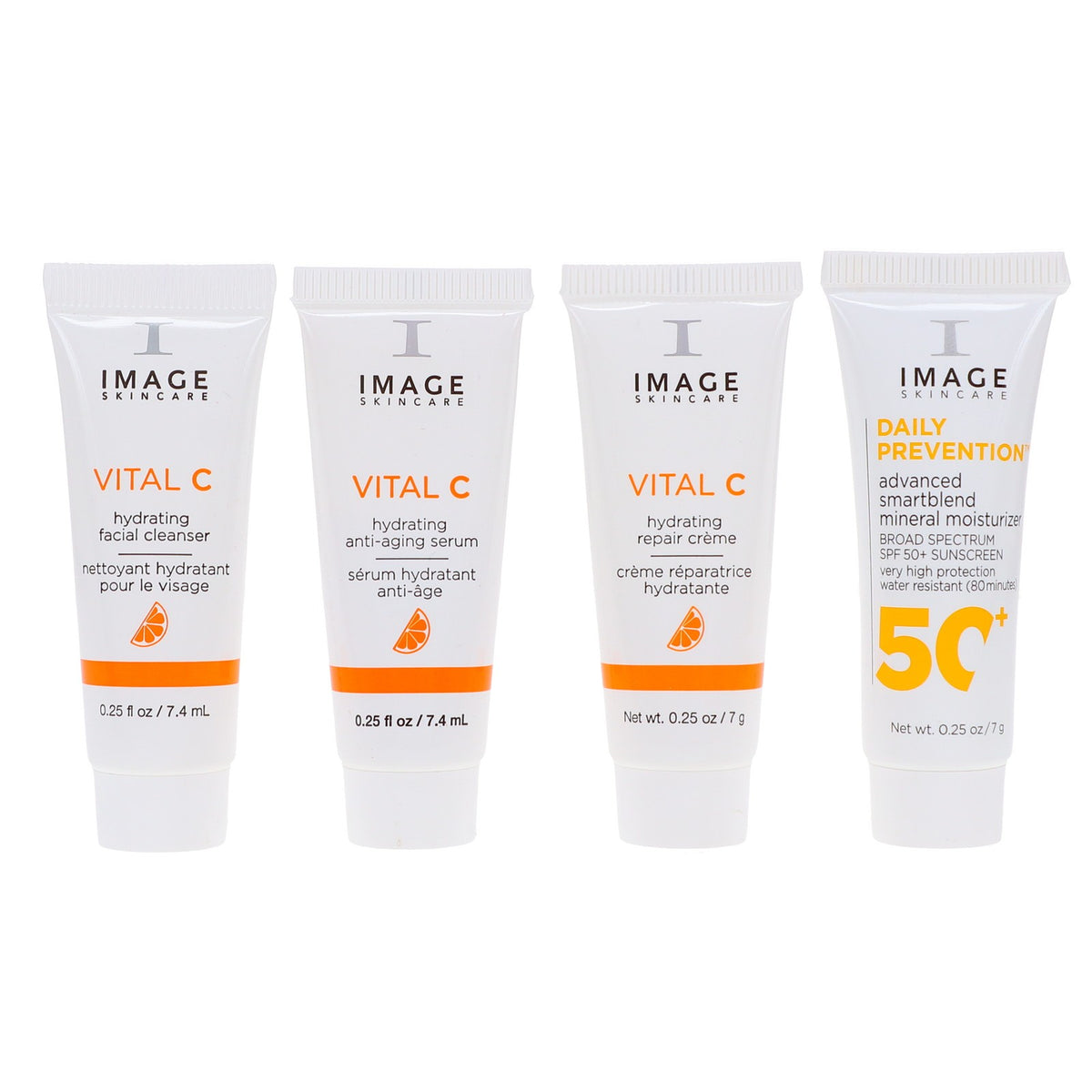 Vitamin C Skincare Trial Kit for Brightening & Hydration - Core Four